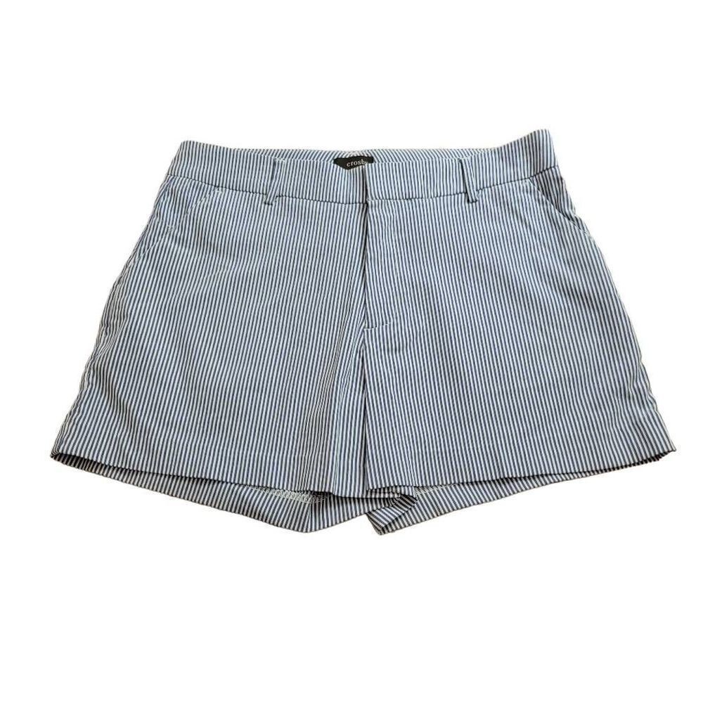 Crosby stripped flat front shorts 8